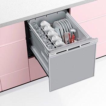 食器洗い乾燥機 パナソニック製（Panasonic）NP-45VS9S 幅45cm ミドル