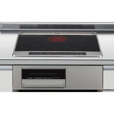 IHクッキングヒーター　日立製（LIXIL）　HT-M6SK　2口IH＋ラジエント・スタンダードタイプ　無水両面焼グリル｜jousuiki