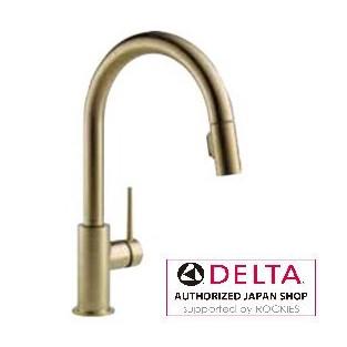 キッチン水栓　デルタ社製(DELTA) 9159-CZ-DST デルタキッチン水栓 トリンシック シャンパンブロンズ
