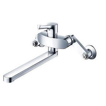 新品★TOTO 壁付シングルレバー混合水栓 TKS05315J定価¥36,500 TOTO 【TKS05315J】 《KJK》 壁付シングル混合水栓（エコシングル