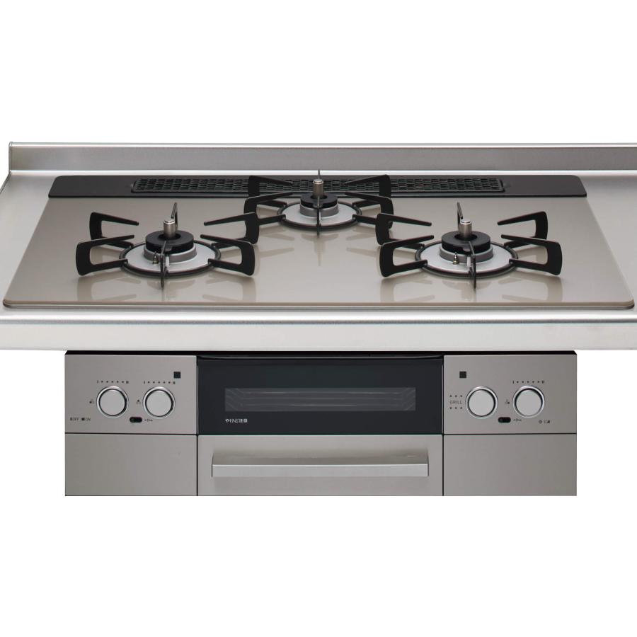 クリナップ ガスコンロ クリナップ ZGGRK7R24QUS-K ガラストップ