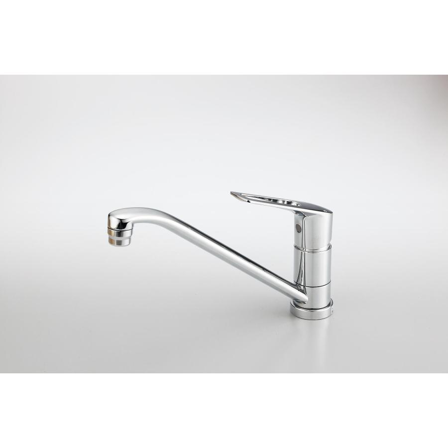 キッチン水栓 クロムメッキ シルバー Panasonic（パナソニック） キッチン水栓 一般地用 KVK製（Panasonic