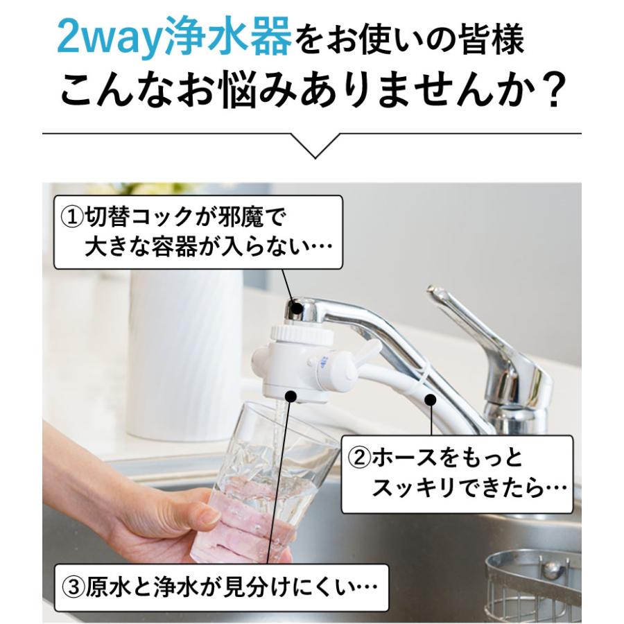 浄水器 部材 部品 1wayチェンジセット 2way 変換キット 据置型 浄水器 部材 部品 1wayチェンジセット 2way 変換キット 据置型