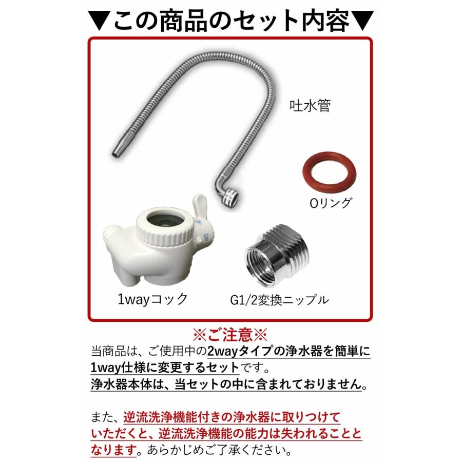 JH030JA 浄水器部品 未使用 Dream Bank（ドリームバンク） ビューク 浄水器 専用部材 部品 1way