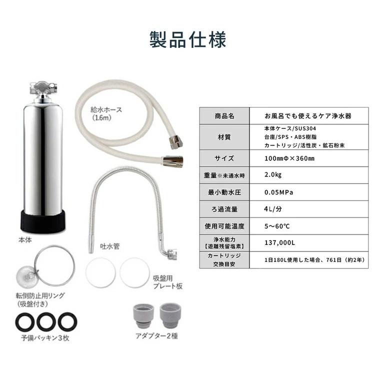 Dream Bank（ドリームバンク） お風呂用 浄水器 【シャワーも浄水