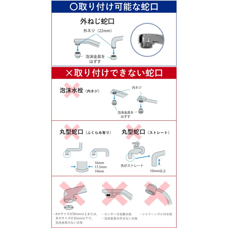 ナノバブル 蛇口 蛇口用ナノバブルアダプター マイクロナノバブル 節水器具 節水 あっとホワイト 公式ストア ドリームバンク 日本製 メーカー直販 /11000006｜jousuikidb｜18