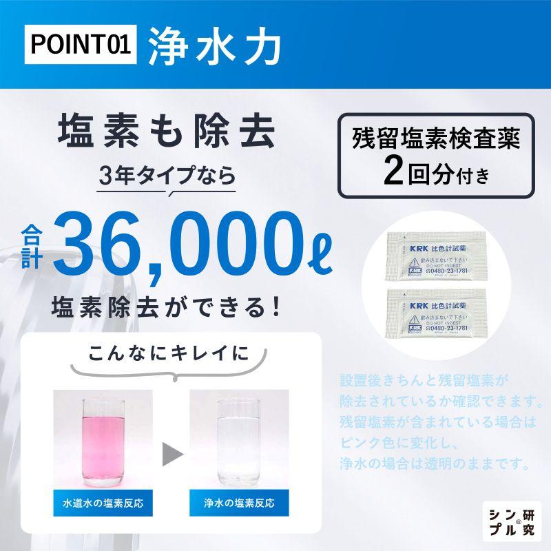 Dream Bank（ドリームバンク） 浄水器 3年間交換不要 【逆流洗浄機能