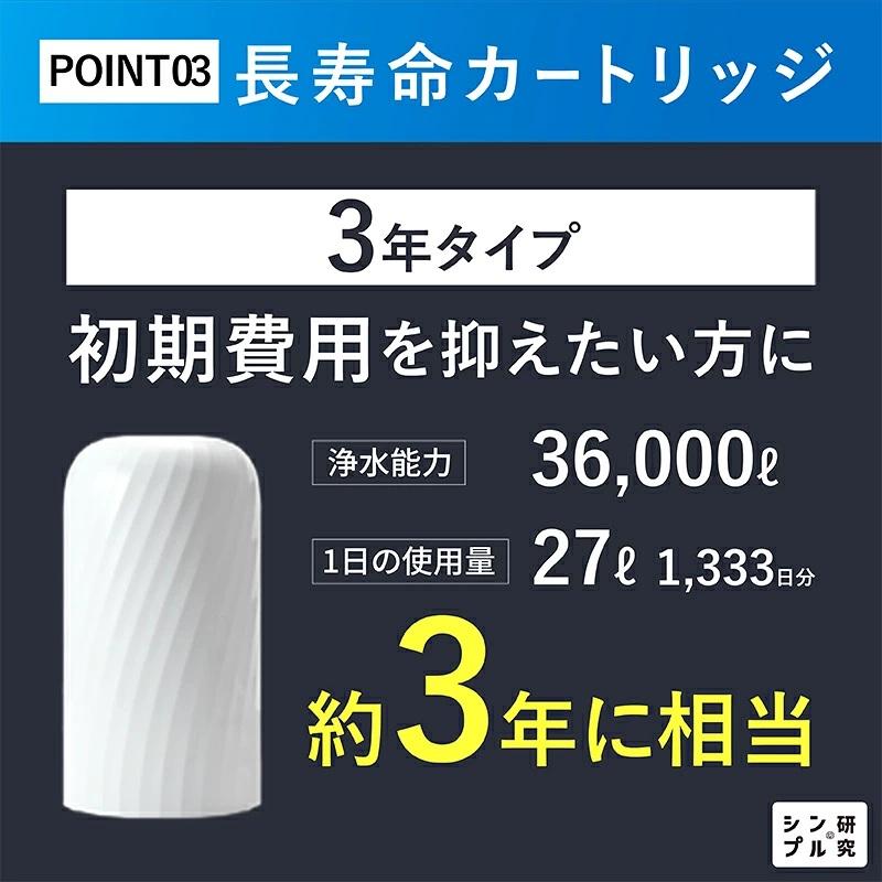 Dream Bank（ドリームバンク） 浄水器 3年間交換不要 【逆流洗浄機能