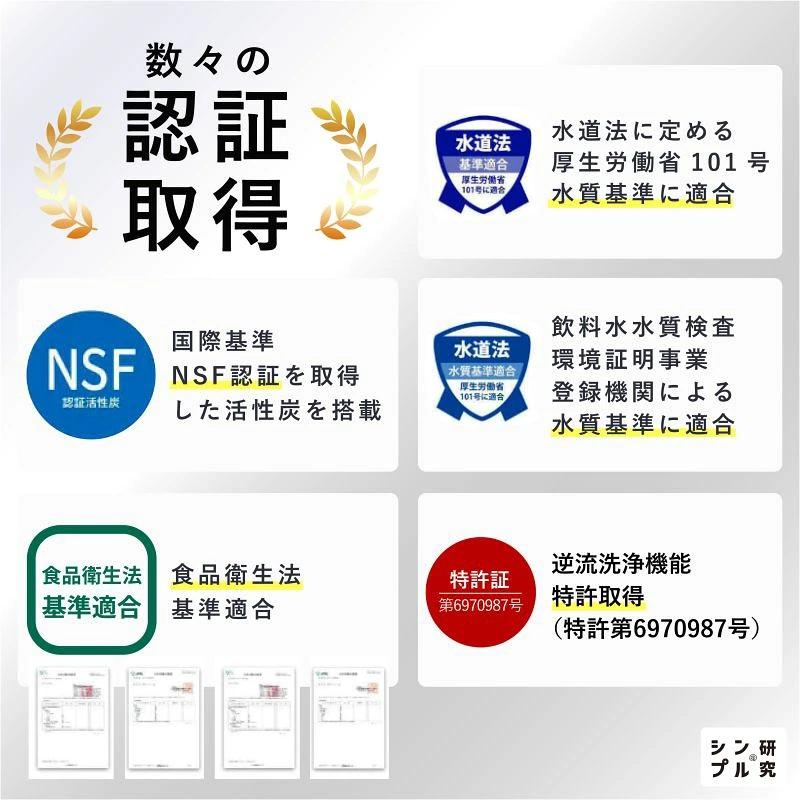 Dream Bank（ドリームバンク） 浄水器 3年間交換不要 【逆流洗浄機能