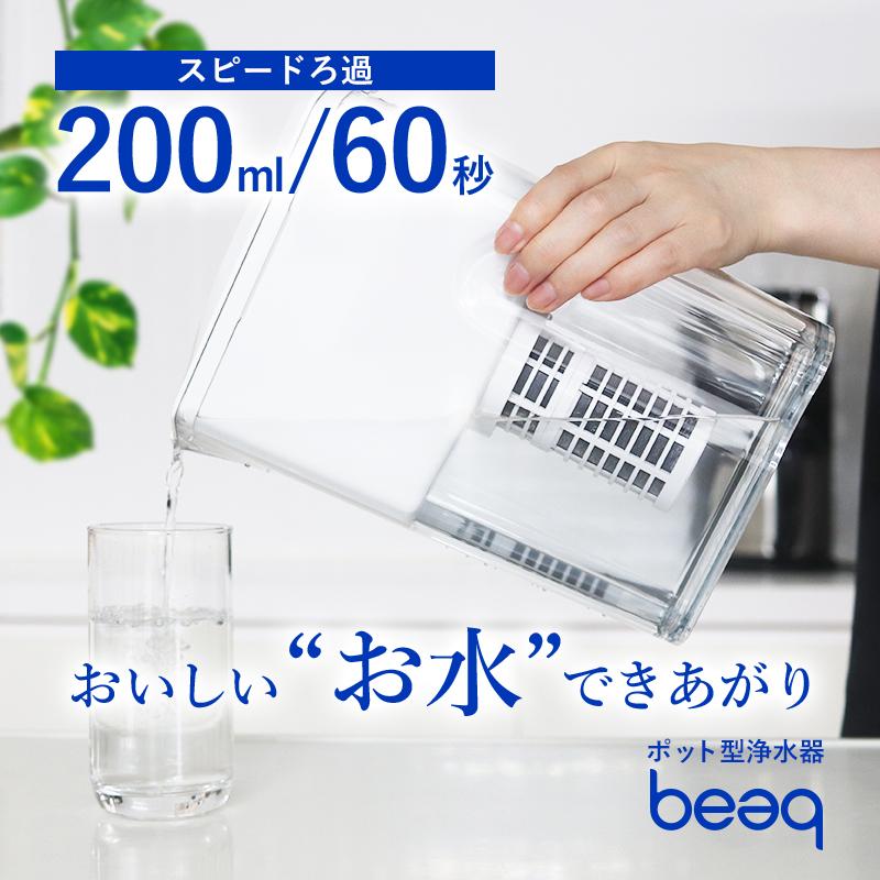 限界価格】ポット型 浄水器 交換 カートリッジ ビューク