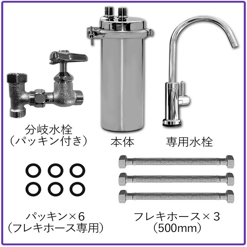 浄水器本体＋カートリッジセット 浄水器本体＋カートリッジセット 楽天市場】ピュアナノZX-05専用