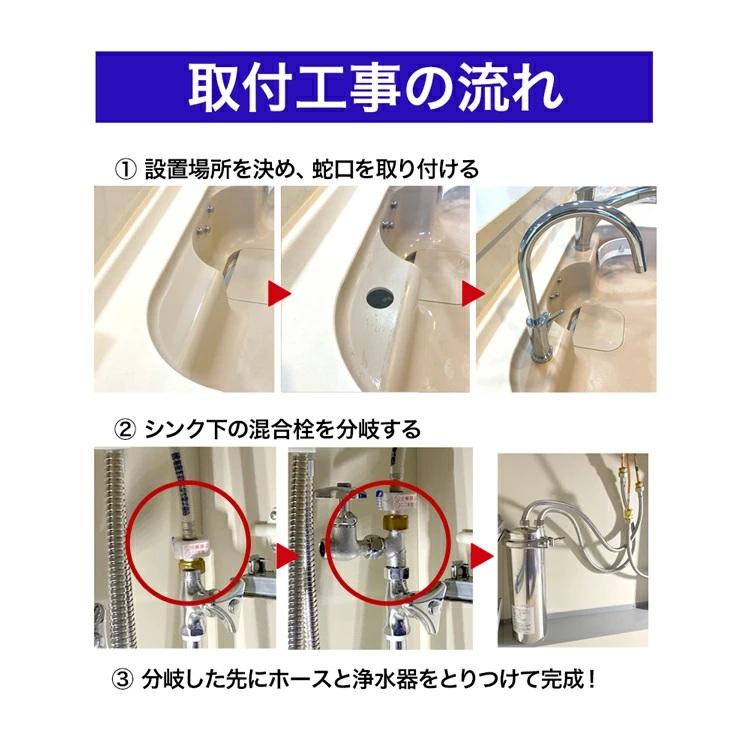 Dream Bank（ドリームバンク） アンダーシンク浄水器 専用水栓付 5年間