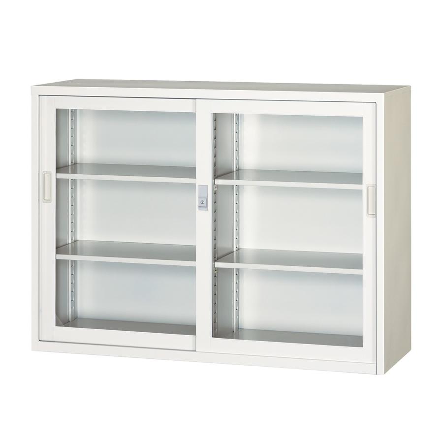 一般書庫 ガラス戸 W1200 引違書庫 オフィスロッカー アルプススチール