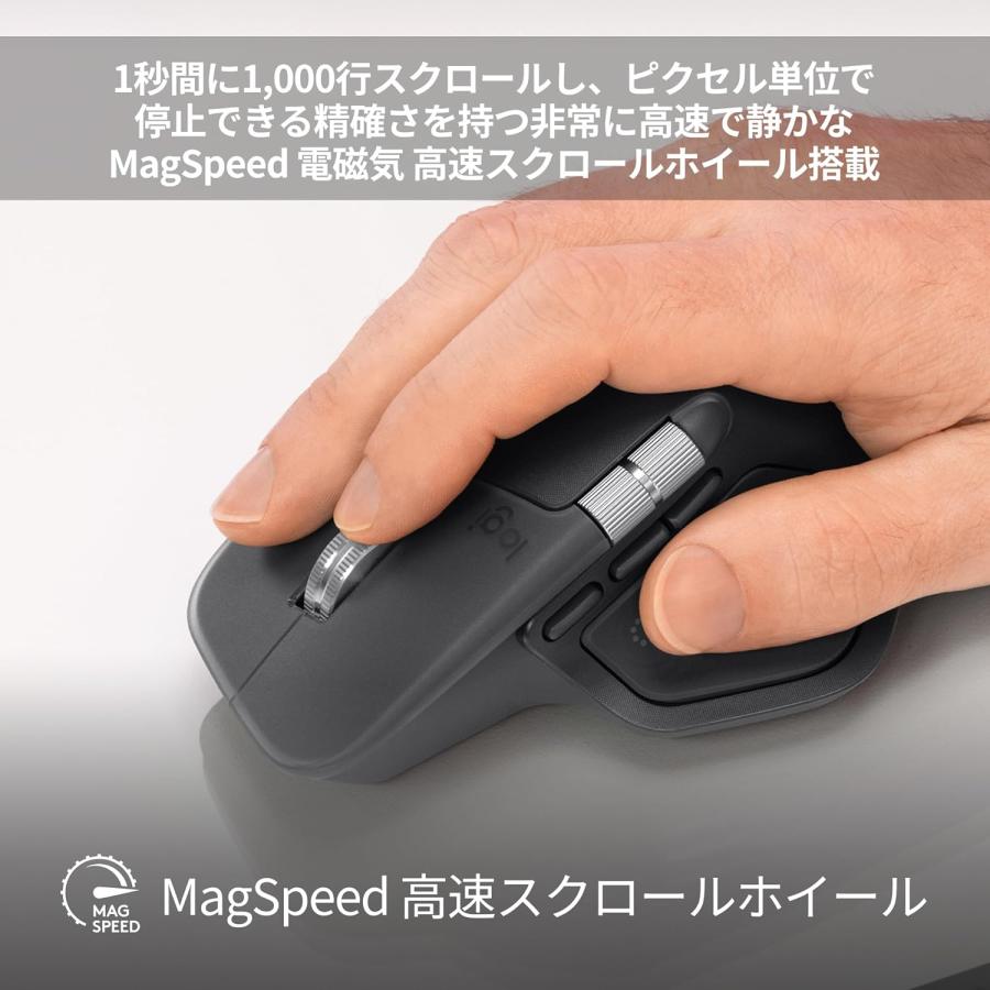 MX MASTER logicool ロジクール MX2400GR 4 ワイヤレス マウス 触覚