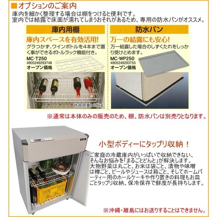 エムケー精工 まるごとどんと MC-250S 保冷庫