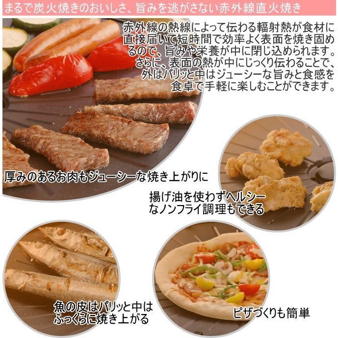 エムケー精工 無煙ロースター ヘルシーグリル HG-100K 家庭用 エムケー精工 無煙ロースター ヘルシーグリル HG-100K 家庭用