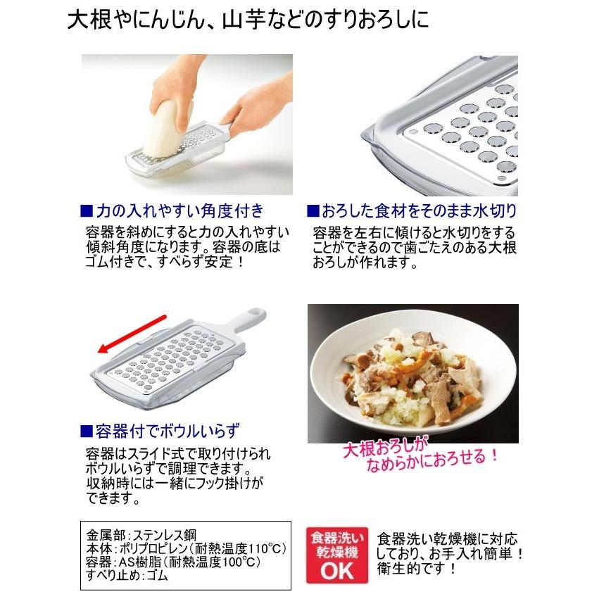 下村工業 フルベジ ステンおろし容器付 FV-648 日本製 ステンレス