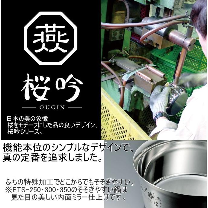 燕人の匠 桜吟 パスタポット20cm ETS-700 送料無料 200V・IH対応 日本