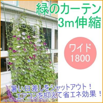 DAIM 伸縮式緑のカーテン 3m ワイド1800 立掛けタイプ 園芸