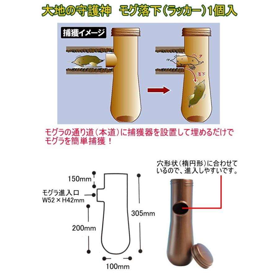 モグ落下 Eg 65 日本製 モグラ 捕獲 捕獲器 穴 簡単 獣害対策 Hukui Joyアイランド 通販 Yahoo ショッピング