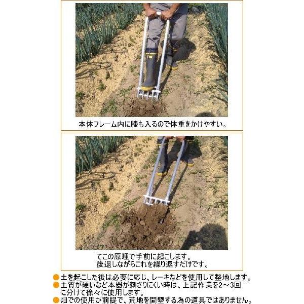 アルミ土起こし　クワセット 愛農 土おこし 土起こし テコ S-600 アルミ製 耕運機 家庭用 鍬 クワ