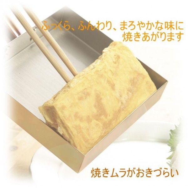 本職用玉子焼き 15cm 木蓋付き CNE-115S 日本製 銅製品 銅製 銅