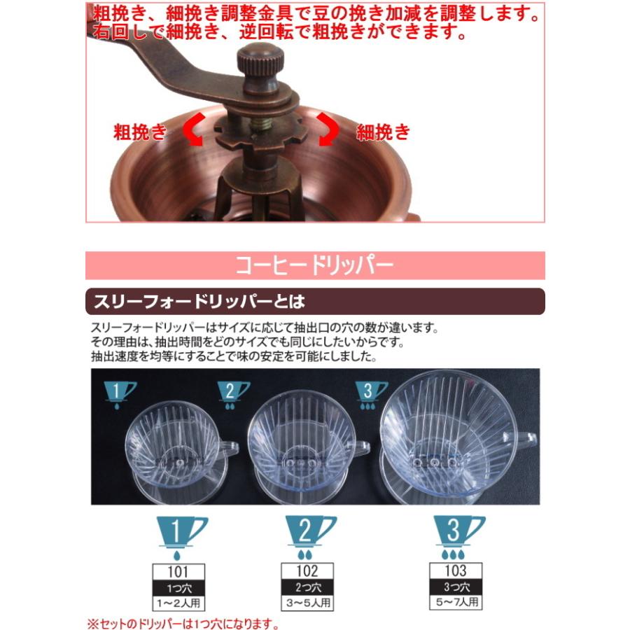 セラミックコーヒーミル 3点セット セット セラミック製 手動 