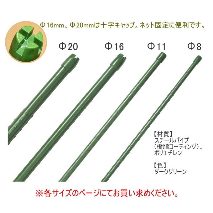 DAIM すくすく竹 イボ付 外径16mm×長さ2100mm 50本入 園芸用小物 菜園