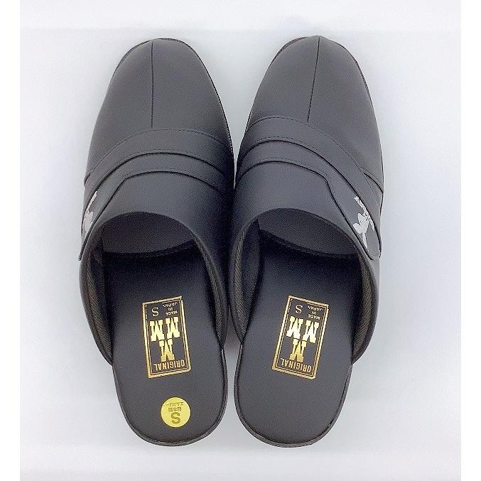 エムスリー M.M.M. メンズ サンダル 408 カラー:黒 靴幅表記:EEE ヒールタイプ(ヒール高さ:約5.5cm) MADE IN JAPAN 日本製 ウレタンソール m.m.m. ヘップ｜joy-step｜05
