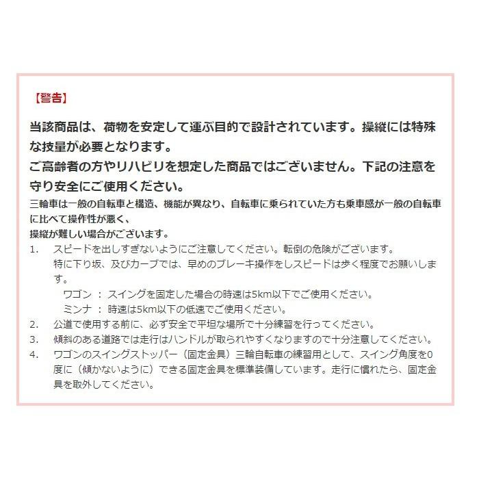 (関東、東海、関西のみ配達可能) ブリヂストン 大人用三輪車 ブリヂストンワゴン BW10 変速なし ブリジストンワゴン 三輪自転車｜joy｜07