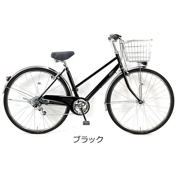 J041☆ベル無し☆普通自転車☆COCO BLACK☆6段変速☆LEDオート☆27インチ