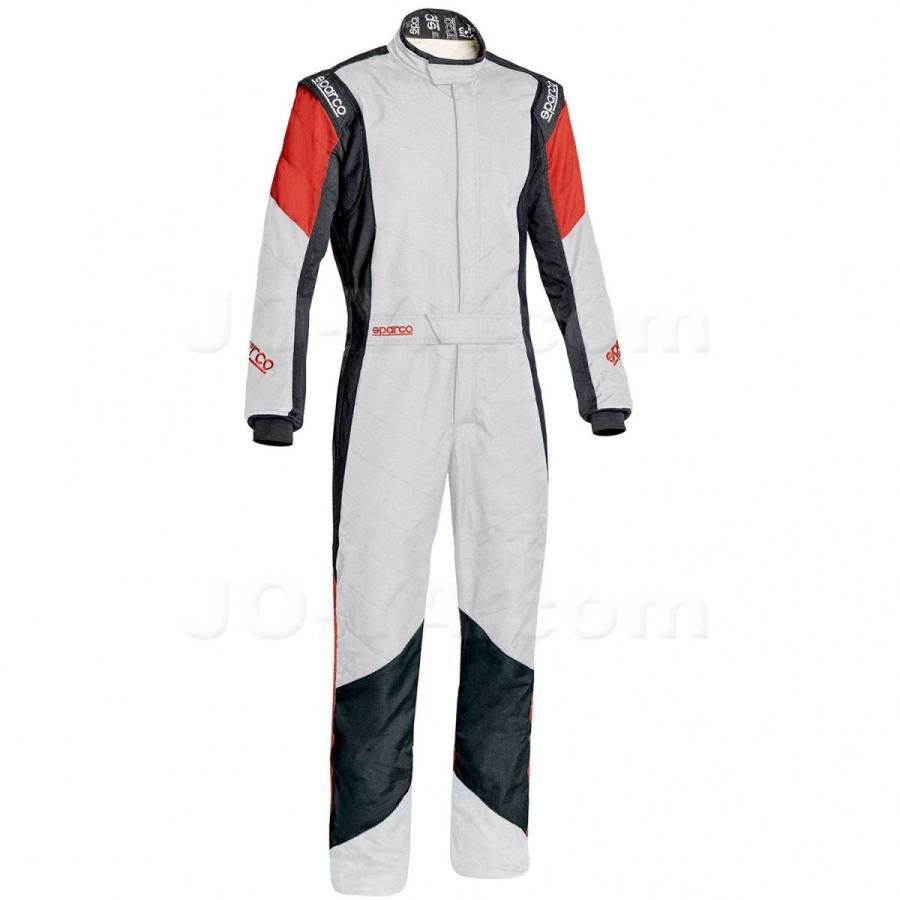 SPARCO (スパルコ) レーシングスーツ GRIP RS-4.1 サイズ62 カラーWHITE/RED 001127562BNRR