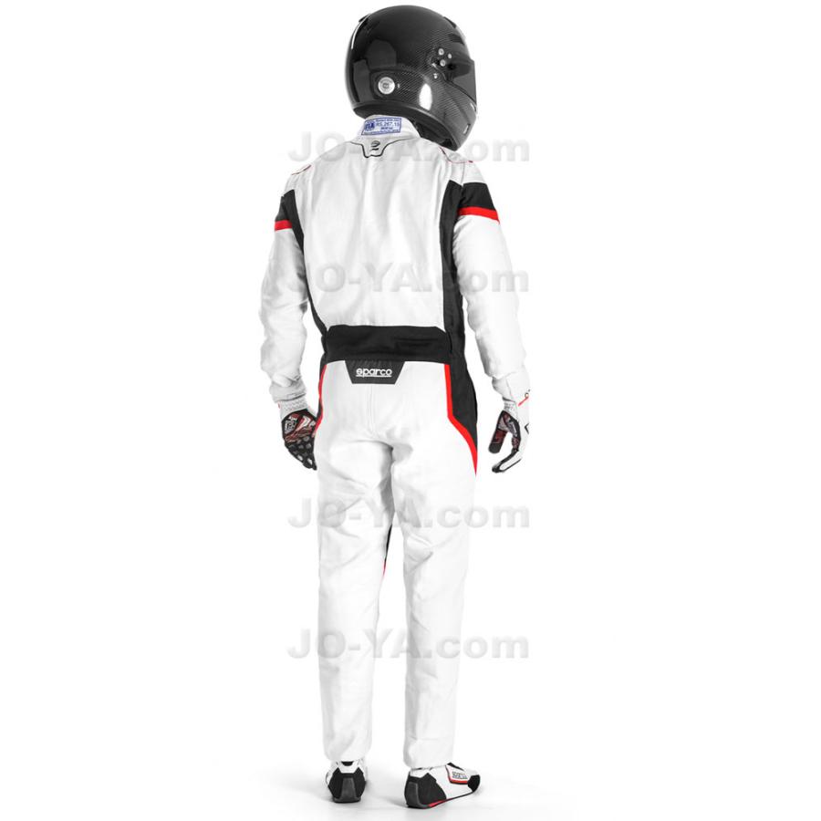 SPARCO (スパルコ) レーシングスーツ VICTORY （ビクトリー）R541 サイズ58 カラー ホワイト/ブラック 001135H58BNRSの画像