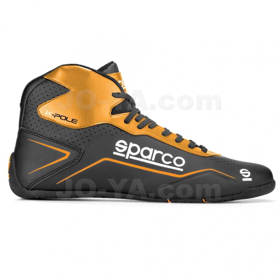 sparco K-POLE ハイカットシューズ オレンジ/ブラック SPARCO (スパルコ) カートシューズ K-POLE ( Kポール ) ブラック