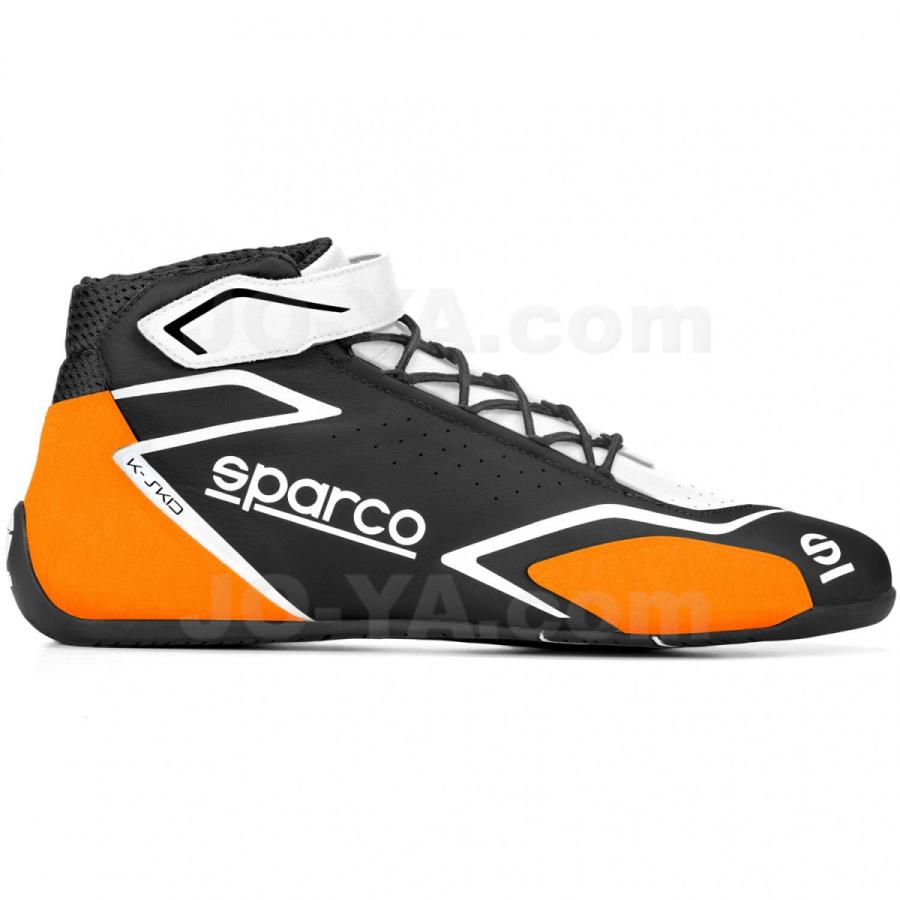 SPARCO (スパルコ) カートシューズ K-SKID (Kスキッド) ブラック / オレンジ サイズ47 シューズ