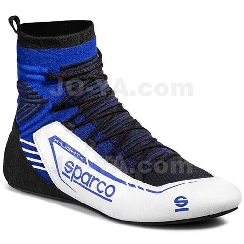 SPARCO (スパルコ) FIA 8856-2018 レーシングシューズ X-LIGHT+ ( Xライトプラス ) ホワイト/ブルー サイズ41 00127841NREB