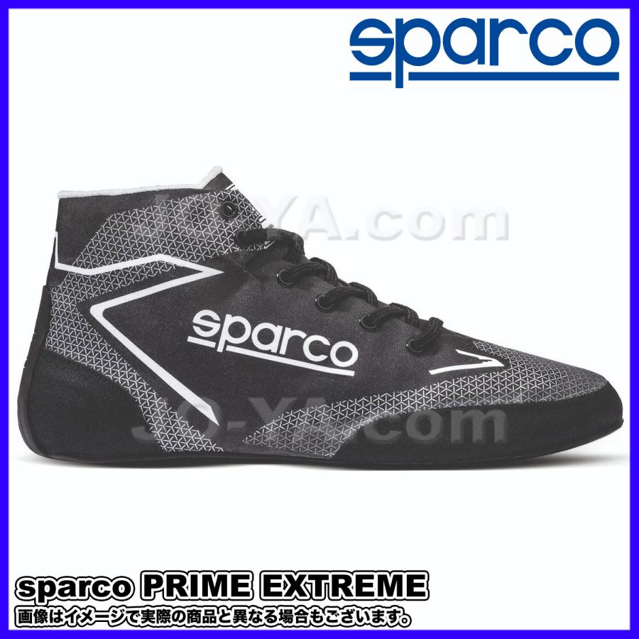 sparco (スパルコ) FIA 8856-2018 - SFI 3.3/5 レーシングシューズ PRIME EXTREME ( プライムエクストリーム) サイズ47 ブラックホワイト 0012A947NRBI_1