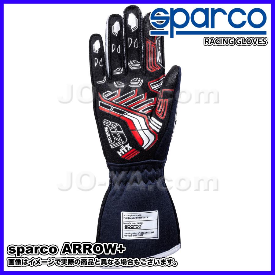 専用商品（オーダー） sparco (スパルコ) レーシンググローブ ARROW+ (アロープラス) サイズ