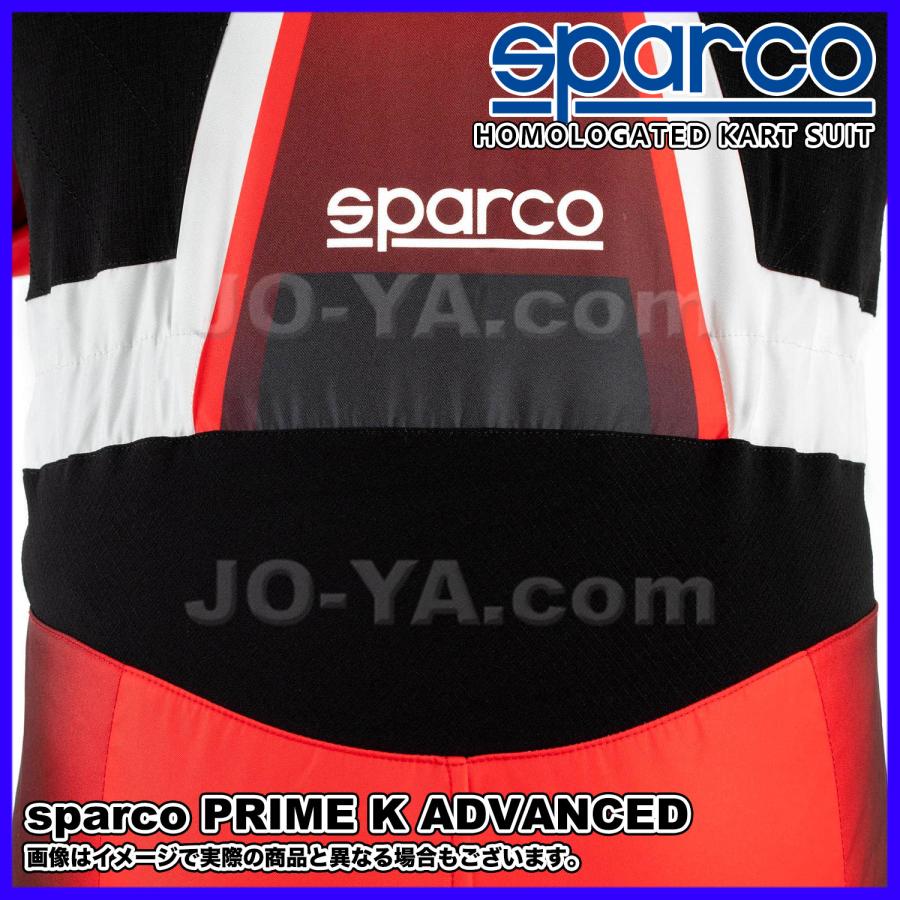 sparco (スパルコ) FIA 8877-2022 カートスーツ PRIME K ADVANCED プライムKアドバンスド ブラック/レッド サイズ46 00231046NRRS_6