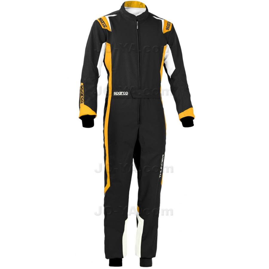 SPARCO (スパルコ) カートスーツ THUNDER ( サンダー ) ブラック/オレンジ サイズL 002342NRAF3L(16606円)