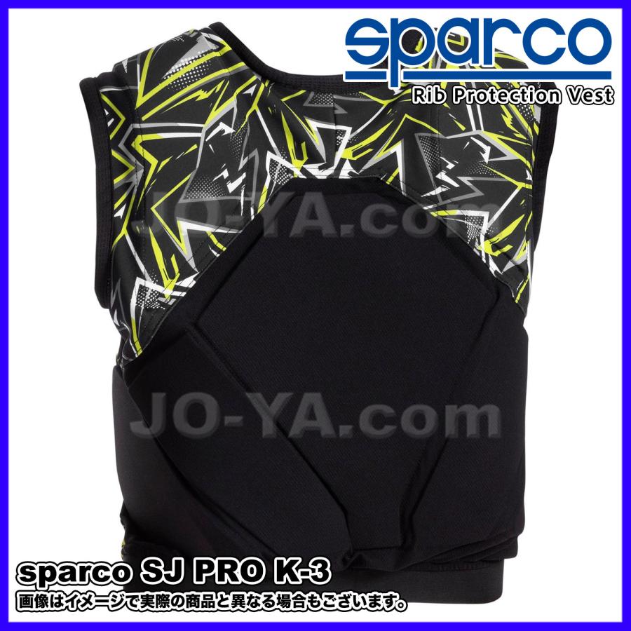 sparco (スパルコ) リブプロテクターベスト SJ PRO K-3 ブラック/蛍光 