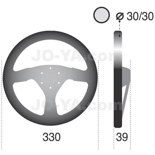 SPARCO (スパルコ) ステアリング R323 サイズ/330mm/オフセット : 39mm
