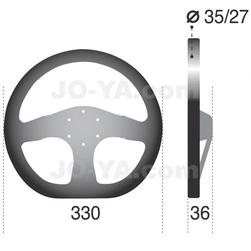 SPARCO (スパルコ) ステアリング R353 サイズ/330mm/オフセット : 36mm