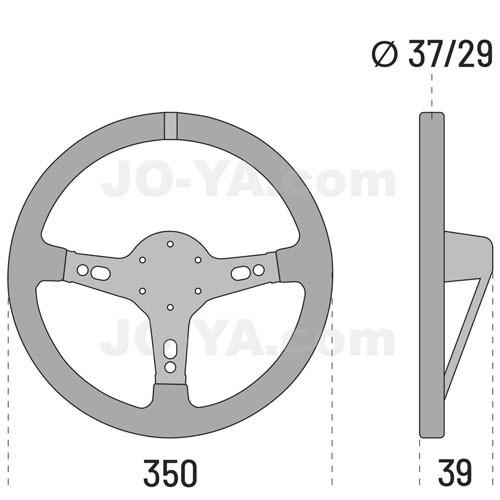 SPARCO (スパルコ) ステアリング TARGA 350 サイズ/350mm