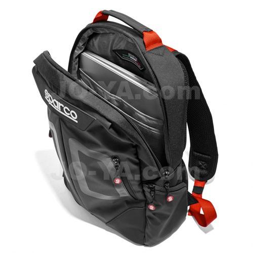 りゅっく sparco STAGE ( ステージ ) バックパック ブラック x ブルー : JO-YA
