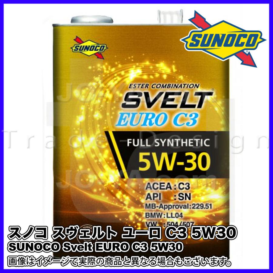 日本サン石油 SUNOCO ( スノコ ) エンジンオイル Svelt EURO