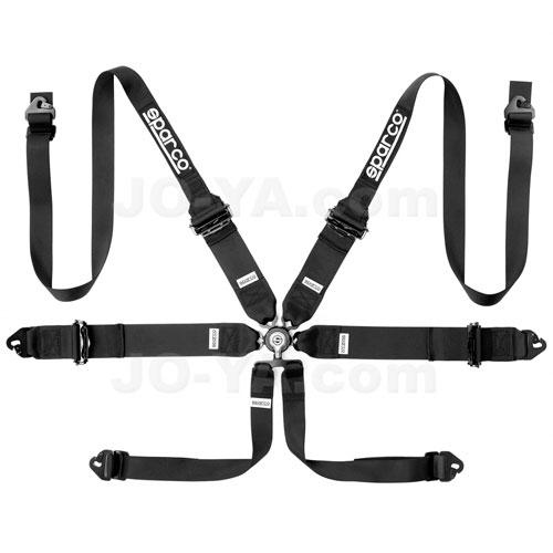 SPARCO　(スパルコ)　シートベルト　ブラック　04818RHAL1　HARNESSES　カラー　ハーネス　04818RHAL1NR