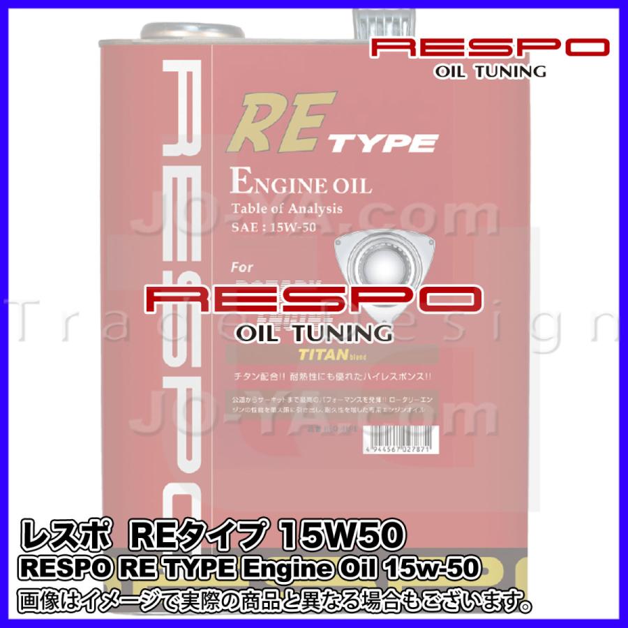 RESPO ( レスポ ) エンジンオイル RE TYPE REタイプ 15W-50 ターボ付