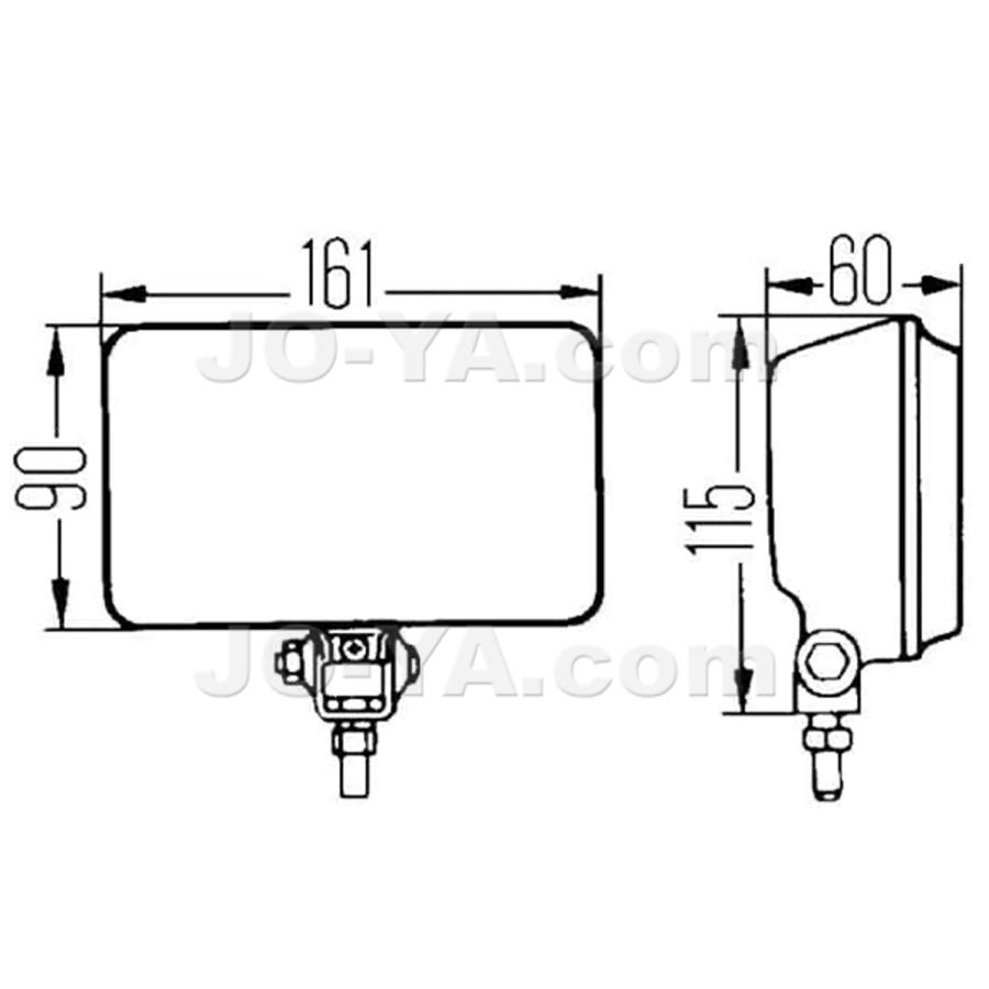 HELLA COMET 450 (ヘラコメット450) ホワイト ハロゲン ランプ