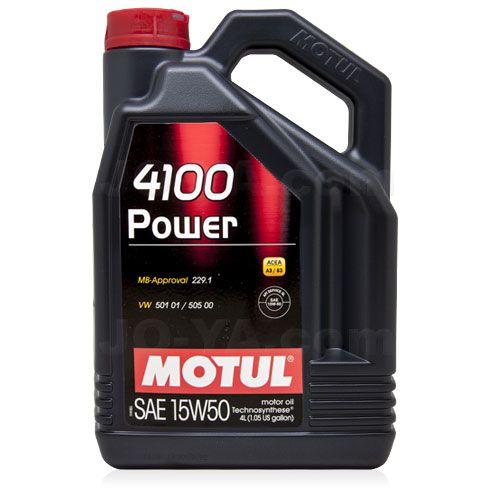 MOTUL 4100 Power 15W50 エンジンオイル 4L MOTUL（モチュール） 4100 POWER 15W50 （パワー） 4L （国内正規品